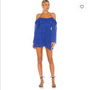 Lovers + Friends Vittoria Mini Dress Bright Navy